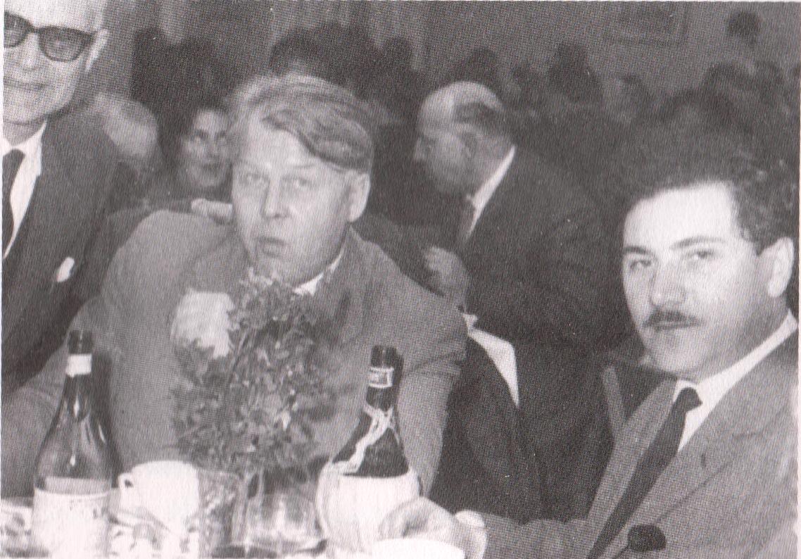 А. Твардовский и Г. Чухрай в Италии на конгрессе писателей Европы. Март 1962 г.
