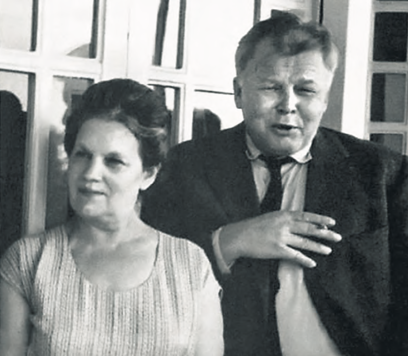 С женой Марией Илларионовной, 1963 г.