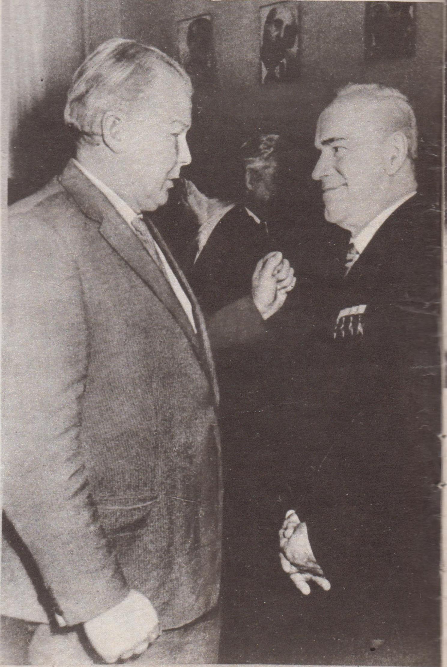 С маршалом К. Жуковым. 1965 г.